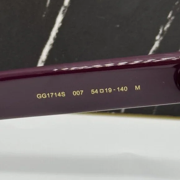 NEW GUCCI SUNGLASSES HAVANA WOMEN EYEWEAR GUCCI GG1714S 007 - Picture 10 of 11